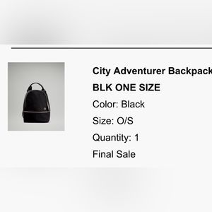 Brand new lululemon bag